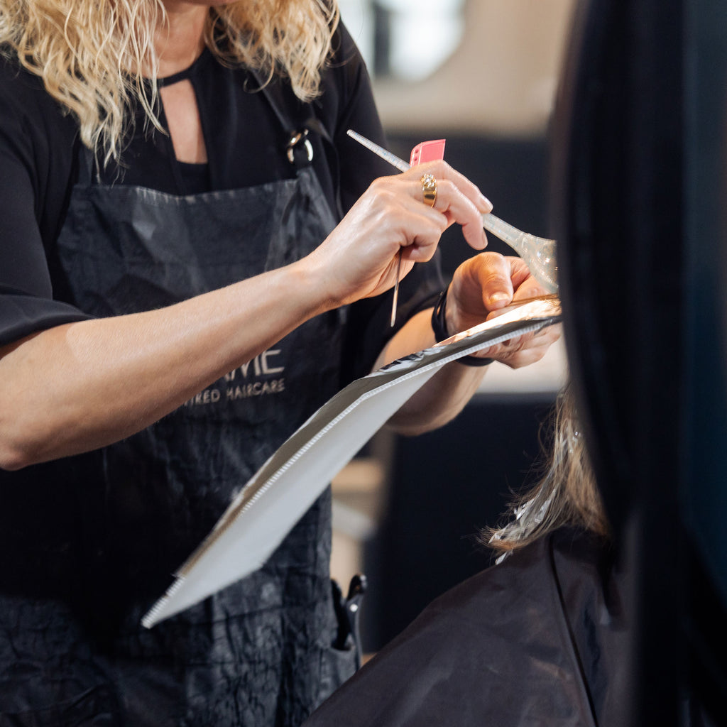 Hair salon colouring